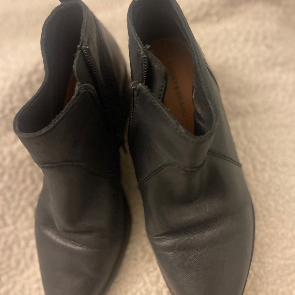 Lucky Brand Black Ankle Booties